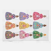 フェスティバルフォークアートレディース キッチンタオル (横)