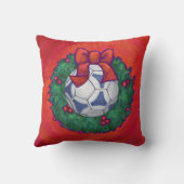 フェスティバルフッバルリースオンレッド クッション (裏面)