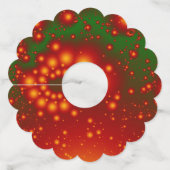 フェスティバルフラクタル紙ワイングラスラベル ワイングラスタグ (裏面)