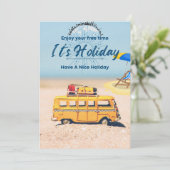 フェスティバルフラットホリデーカードユニーク – グリーティングカード シーズンカード (スタンド正面)