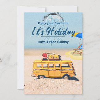 フェスティバルフラットホリデーカードユニーク – グリーティングカード シーズンカード