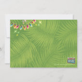 フェスティバルフラミンゴクリスマスパーティの招待状 招待状 (裏面)