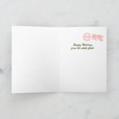 フェスティバルフラミンゴスクリスマスカード シーズンカード (内部)