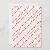 フェスティバルフラミンゴスホリデーパーティー招待状 招待状 (裏面)