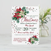 フェスティバルフラワーカンパニーオフィスクリスマスパーティー 招待状 (スタンド正面)