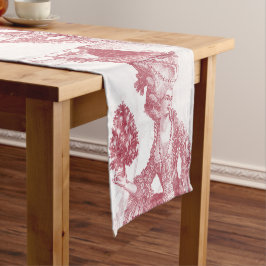 フェスティバルフランスのシャビーシックマリーアントワネット ショートテーブルランナー