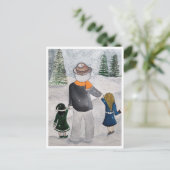 フェスティバルフレンズ絵を描ズバイアルフレッドキツネ収集可能 ポストカード (スタンド正面)