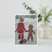 フェスティバルフレンズ絵を描ズバイアルフレッドキツネ収集可能 ポストカード (スタンド正面)