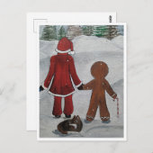 フェスティバルフレンズ絵を描ズバイアルフレッドキツネ収集可能 ポストカード (正面/裏面)