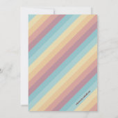 フェスティバルフレンドリーディナーパーティの招待状 招待状 (裏面)