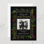 フェスティバルフレームビジネスホリディフォトカードはがき シーズンポストカード (正面/裏面)