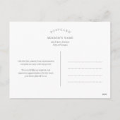 フェスティバルフレームビジネスホリディフォトカードはがき シーズンポストカード (裏面)