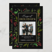 フェスティバルフレームビジネスホリディフォトカード シーズンカード (正面/裏面)