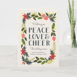 フェスティバルフレームホリデイ | モダン企業の休日 シーズンカード