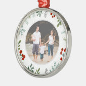 フェスティバルフレームホリデーキープサケ メタルオーナメント (左)