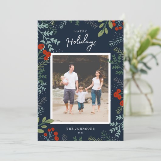 フェスティバルフレームホリデーフォトカード シーズンカード (スタンド正面)