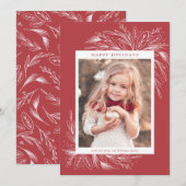 フェスティバルフレーム、ホリデーフォトカード シーズンカード (正面/裏面)