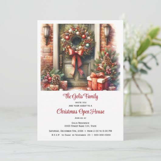 フェスティバルフロントドアクリスマスオープンハウス 招待状 (スタンド正面)