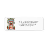 フェスティバルフロントドア差出人住所 ラベル (正面)