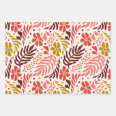 フェスティバルフローラとホーホーホーホクリスマス ラッピングペーパーシート (正面)