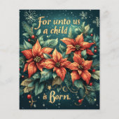 フェスティバルフローラキャンドルバイブル聖句スクラップブック紙 (裏面)