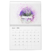 フェスティバルフローラクリスマスボタニカルホリデーデザイン カレンダー (3月 2026)