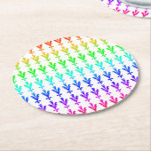 フェスティバルフローラコースター ラウンドペーパーコースター (アングル)