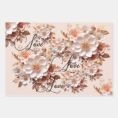 フェスティバルフローラデザイン ラッピングペーパーシート (正面3)