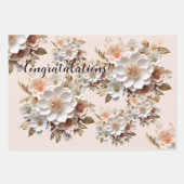 フェスティバルフローラデザイン ラッピングペーパーシート (正面2)