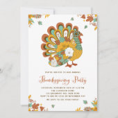 フェスティバルフローラトルコサンクスギビングパーティー 招待状 (正面)