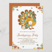 フェスティバルフローラトルコサンクスギビングパーティー 招待状 (正面/裏面)