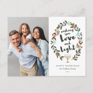 フェスティバルフローラハヌカフォト シーズンポストカード