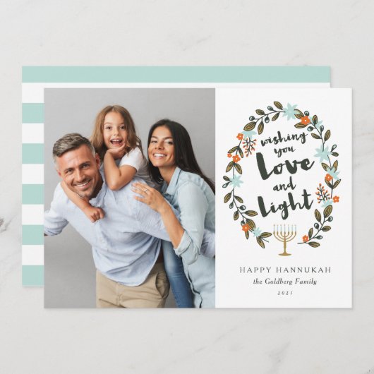 フェスティバルフローラハヌカー写真カード シーズンカード (正面/裏面)