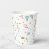 フェスティバルフローラパーティーカップ – 紙カップ 紙コップ (裏面)