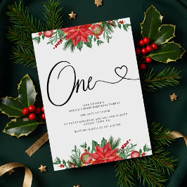 フェスティバルフローラホリデイ1ST誕生日パーティー 招待状