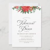 フェスティバルフローラホリデー結婚ズリハーサルディナー 招待状 (正面)