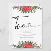 フェスティバルフローラホリデー2ND誕生日パーティー 招待状 (正面)