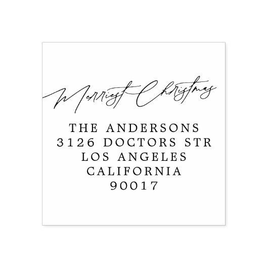 フェスティバルフローラメリークリスマスシルバーインク ラバースタンプ (インプリント)