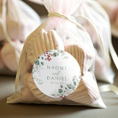 フェスティバルフローラ冬のウェディング感謝していあなたが好む ラウンドシール