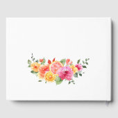 フェスティバルブライトフラワースライスシトラスブライダルシャワー ゲストブック (裏面)