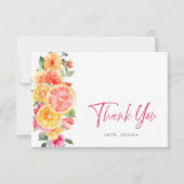 フェスティバルブライトフラワーズシトラスフローラ サンキューカード (正面)