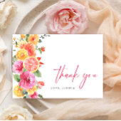 フェスティバルブライトフラワーズシトラスフローラ サンキューカード