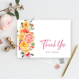 フェスティバルブライトフラワーズシトラスフローラ サンキューカード