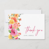 フェスティバルブライトフラワーズシトラスフローラ サンキューカード (正面)