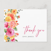 フェスティバルブライトフラワーズフローラシトラスサンキュー ポストカード (正面)