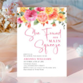 フェスティバルブライトフラワーズフローラ柑橘類ブライダルシャワー 招待状
