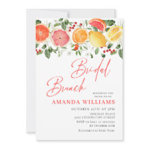 フェスティバルブライトフローラシトラススライスブライダルブランチ