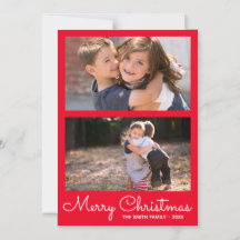 フェスティバルブライトレッド2フォトホリデーコラージュ