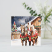 フェスティバルブラウンホースクリスマス カード (スタンド正面)