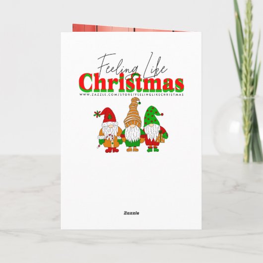 フェスティバルブラックホースと（鳥）ショウジョウコウカンチョウクリスマス シーズンカード (裏面)